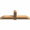 Ekena Millwork Eugene Smooth Timber Gable Bracket, Western Red Cedar, 60"W x 20"H x 5 1/2"D x 5 1/2"F, 8/12 Pitch GBW060X20X0606EUG00SWR - alternate 2